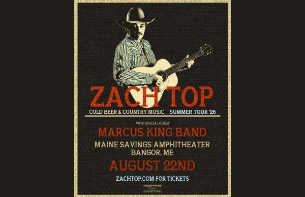 101.9 WPOR Welcomes Zach Top to Maine!